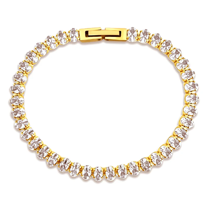 Women’s vintage bracelets-Mylah Oval Tennis Bracelet