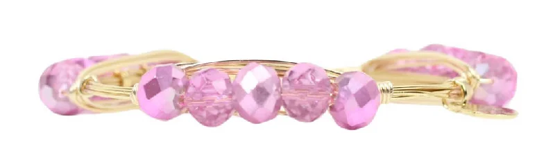 Women’s casual bracelets-The Orchid Bangle Bracelet