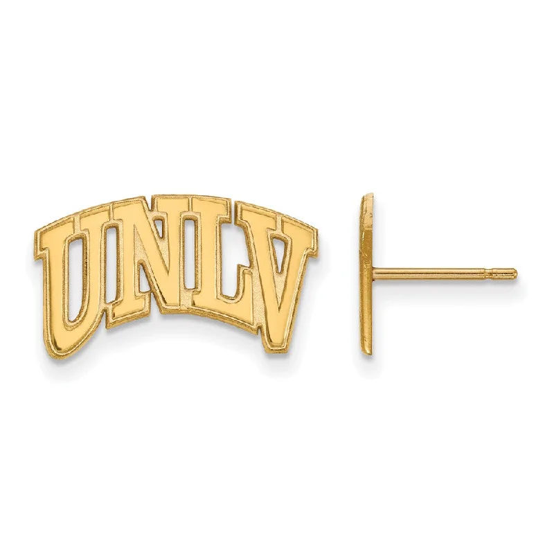 Women’s star earrings-10k Yellow Gold University of Nevada Las Vegas Post Earrings