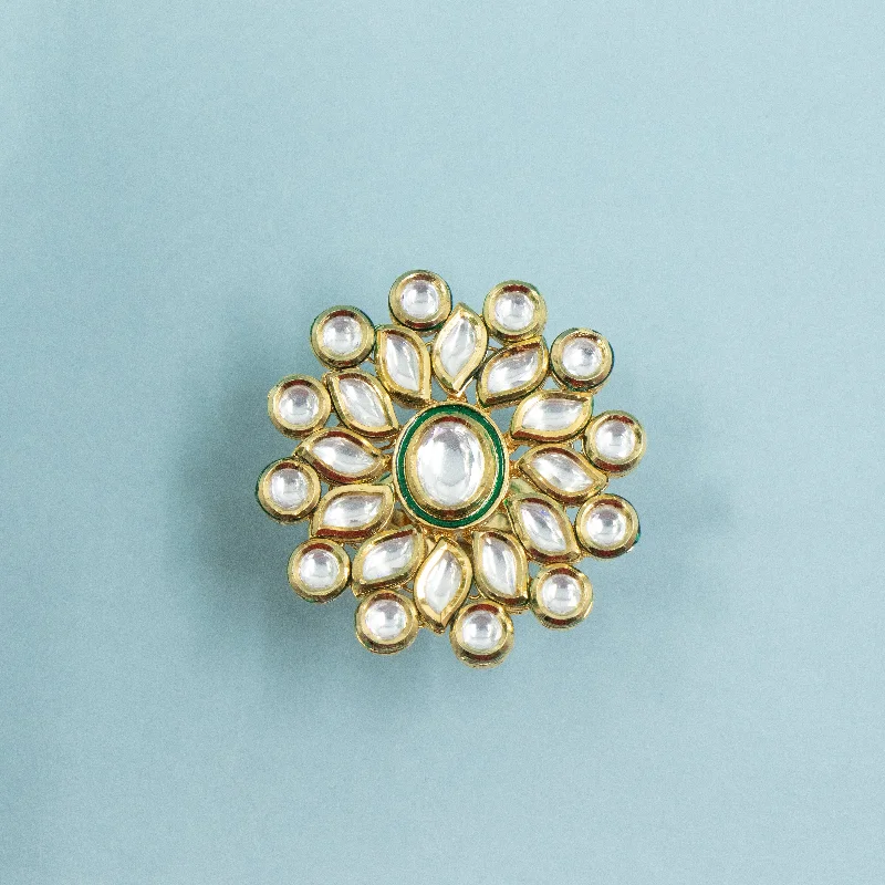 Women’s sapphire rings-Nipura Kundan Kuntika Ring