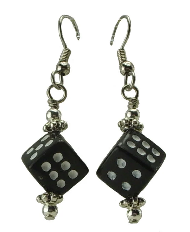 Women’s high fashion earrings-Dice Earrings