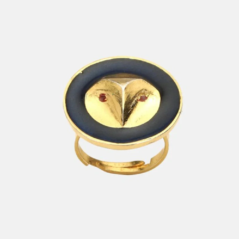 Women’s promise rings-ROMA NARSINGHANI Owl Ring