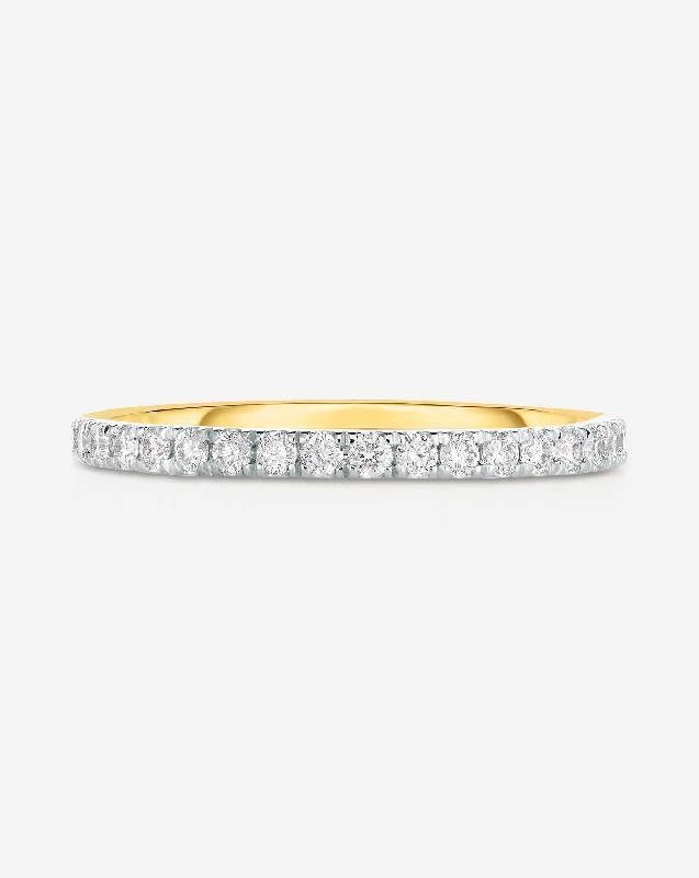 Women’s heart-shaped rings-1.6 mm Perfect Pavé Diamond Ring