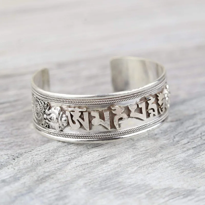 Women’s festive bangles-Tibetan Compassion Mantra Bracelet