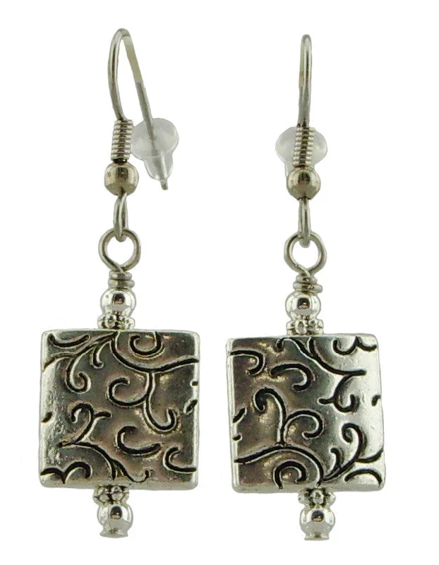 Women’s abstract earrings-It's Hip To Be Square Earrings