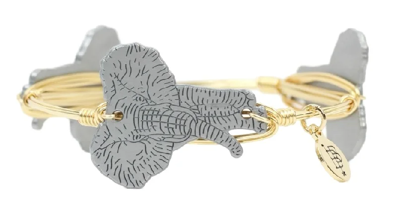 Women’s delicate bangles-The Elephant Bangle Bracelet