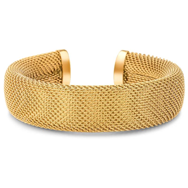 Women’s custom bangles-Marley Mesh Cuff Bracelet