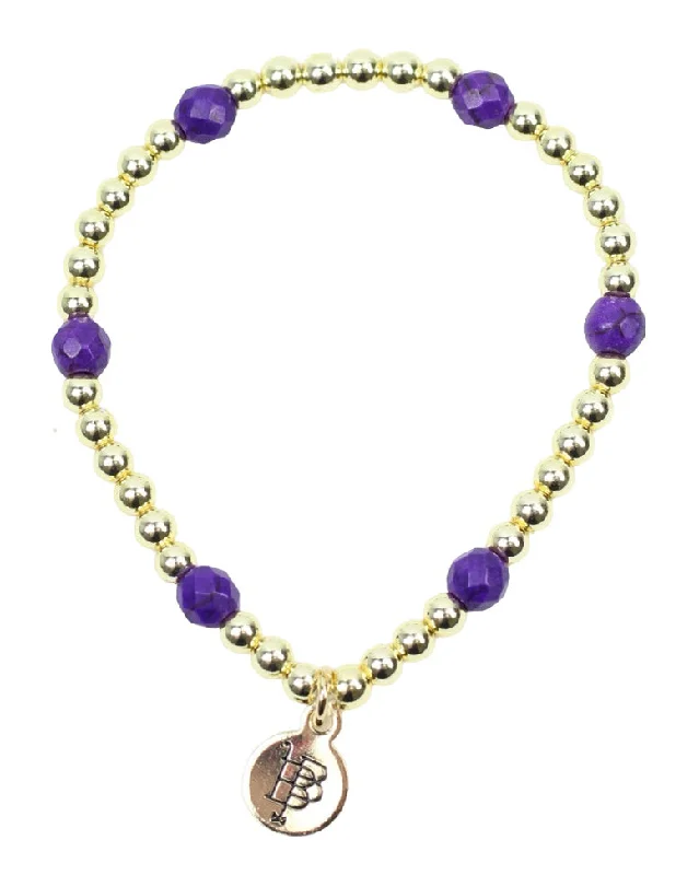 Women’s bracelet sets-Lexi Stacker Bracelet - Purple