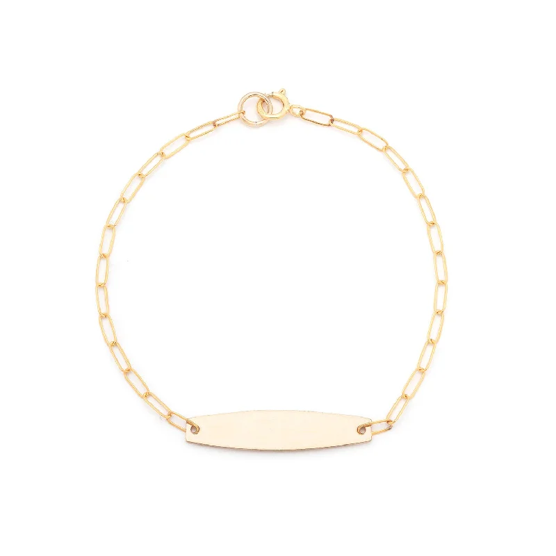 Women’s silver plated bangles-Bar Connector Bracelet | Goldfill