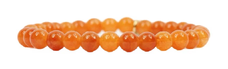 Women’s exotic bracelets-Stacker Stretch Bracelet - Sweet Potato