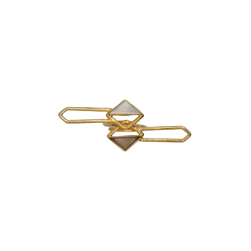 Women’s two-tone rings-VARNIKA ARORA Idku Multi-Color Ring