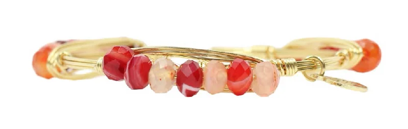 Women’s pearl bracelets-The Calvin Bangle Bracelet