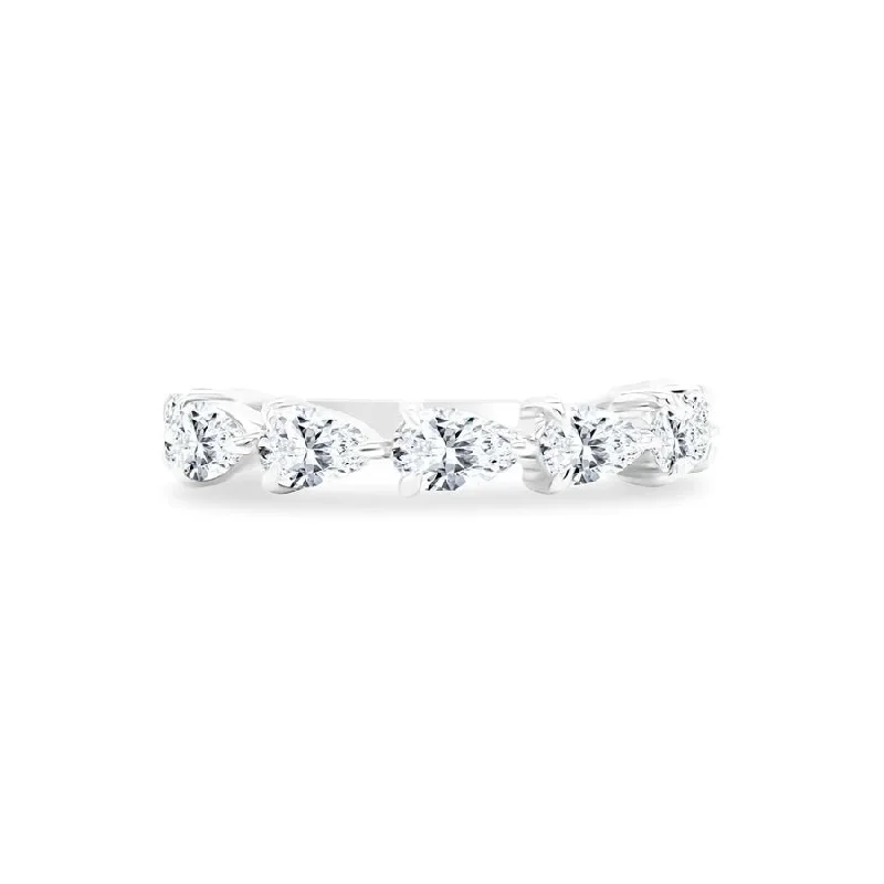 Women’s cocktail rings-LLJ Signature Chasing Pear Band