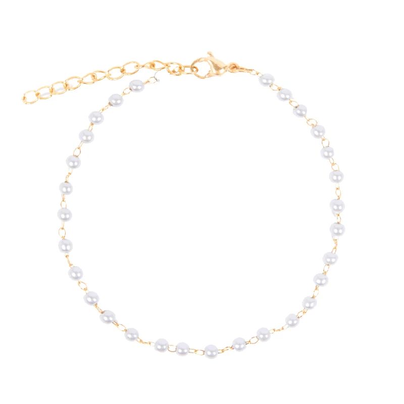 Women’s beaded bracelets-Sheena Dainty Pearl Bracelet