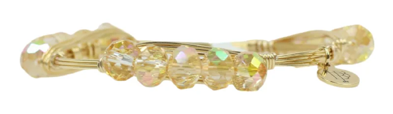 Women’s adjustable bangles-The Golden Hour Bangle Bracelet