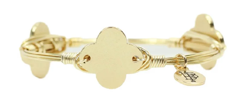 Women’s chic bangles-Clover Bangle Bracelet